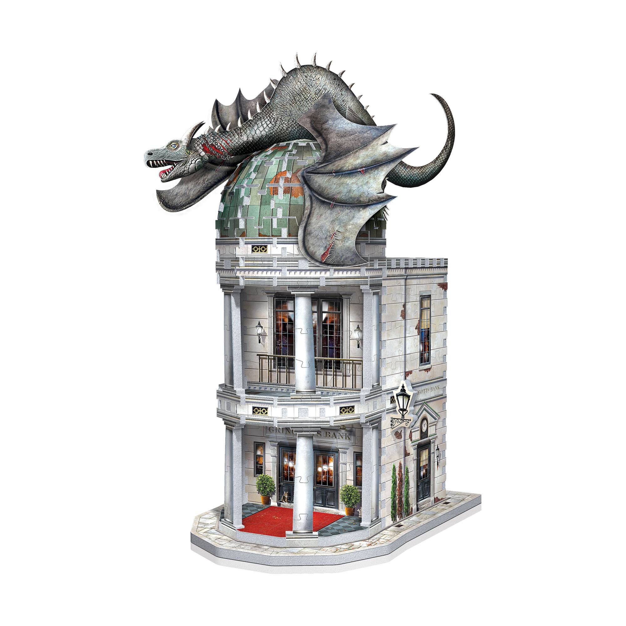 Harry Potter Diagon Alley Collection - Gringotts Bank 3D Puzzle: 300 Pcs
